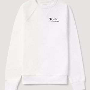 Everlane × "The New York Times" Climate Collection White Sweatshirt: Size Medium